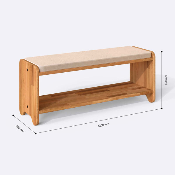 Kyran Bench – 47" x 15" (120 x 38 cm)