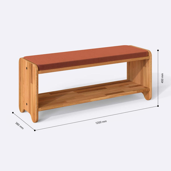 Kyran Bench – 47" x 15" (120 x 38 cm)