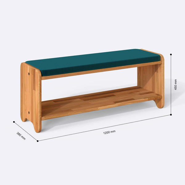 Kyran Bench – 47" x 15" (120 x 38 cm)