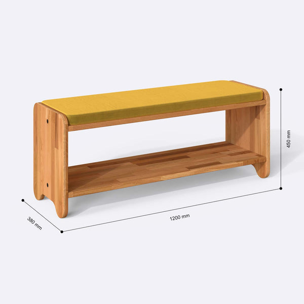 Kyran Bench – 47" x 15" (120 x 38 cm)