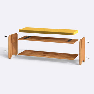 Kyran Bench – 47" x 15" (120 x 38 cm)