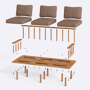 Lore Three Seat Sofa