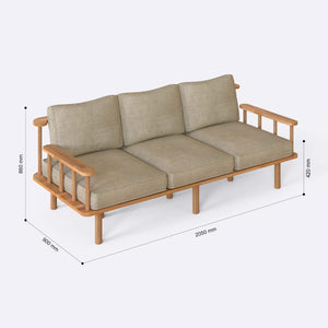 Lore Three Seat Sofa