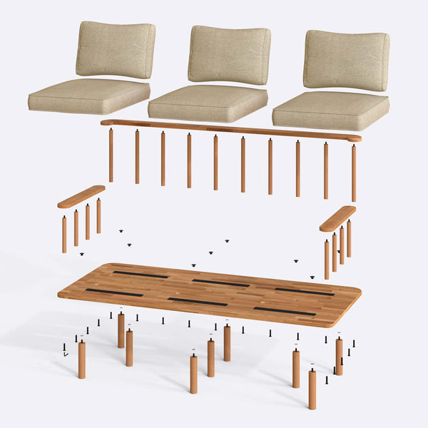 Lore Three Seat Sofa