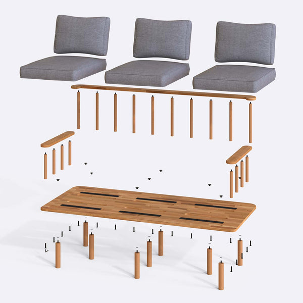 Lore Three Seat Sofa