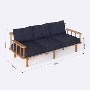 Lore Three Seat Sofa