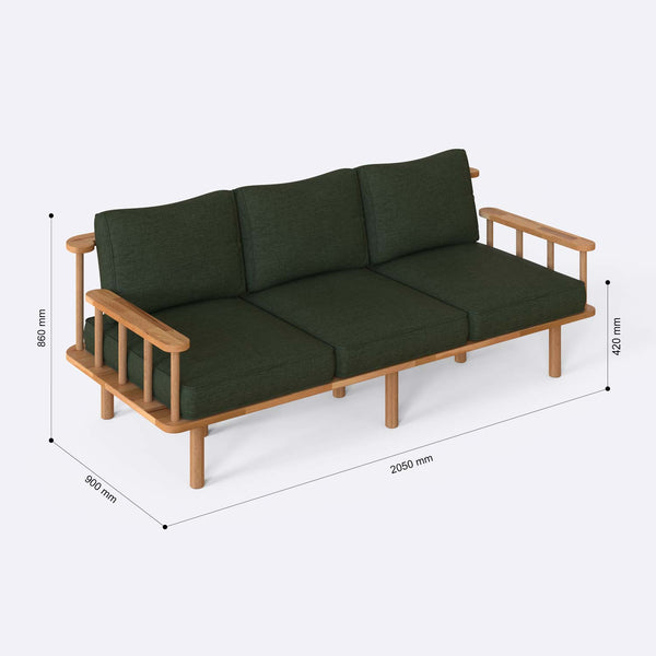 Lore Three Seat Sofa