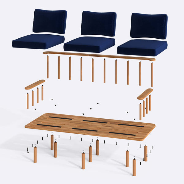 Lore Three Seat Sofa
