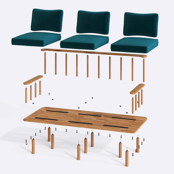 Lore Three Seat Sofa