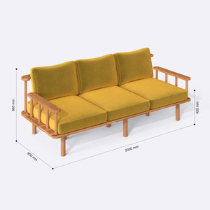 Lore Three Seat Sofa