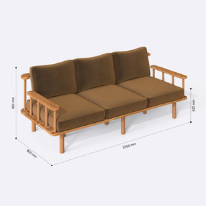 Lore Three Seat Sofa