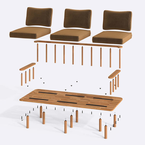 Lore Three Seat Sofa