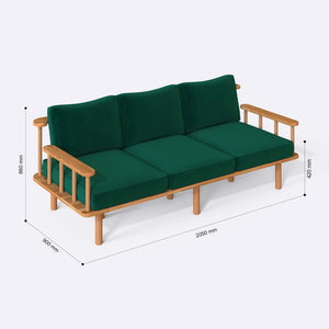 Lore Three Seat Sofa