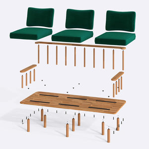 Lore Three Seat Sofa