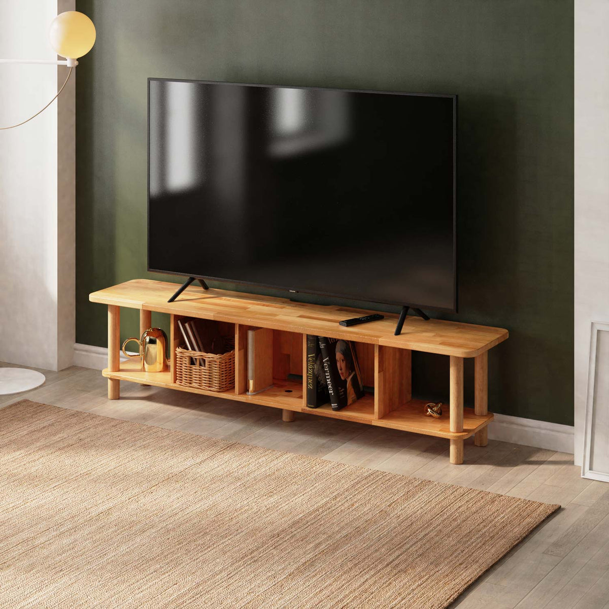 Vall Tv Stands — a solid beech piece from the collection