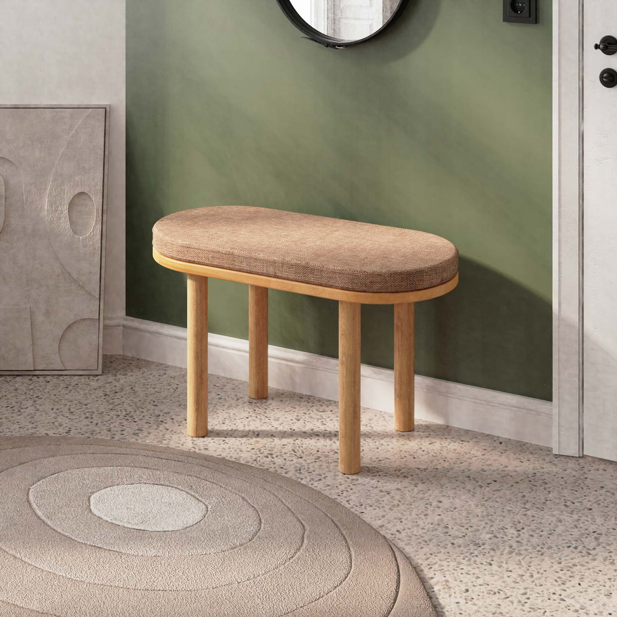 Shiv Benches — a solid beech piece from the collection
