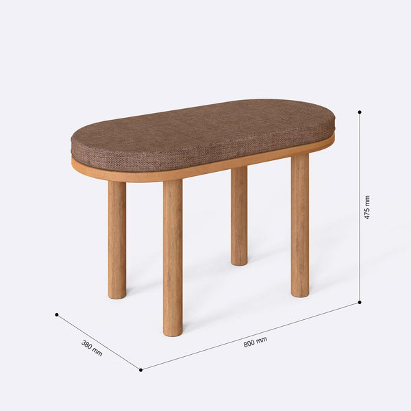 Shiv Bench – 31" x 15" (80 x 38 cm)