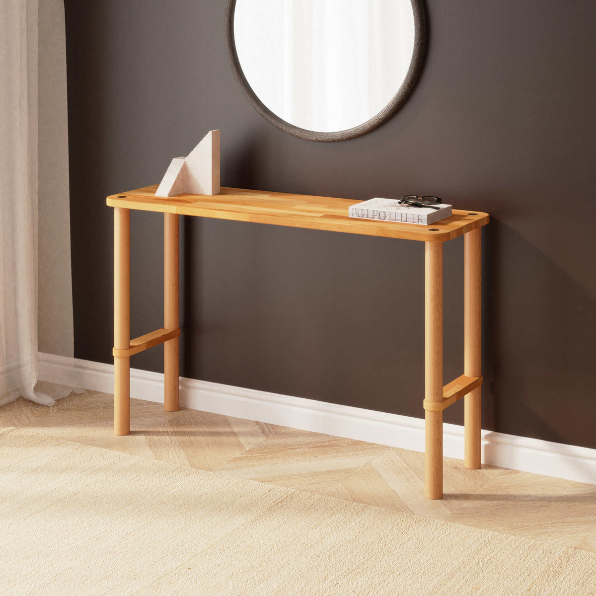 Vern Console Tables — a solid beech piece from the collection