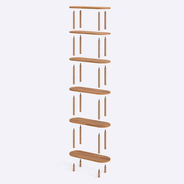Kaer 6 Bookcase – 31" x 11" (80 x 28 cm)