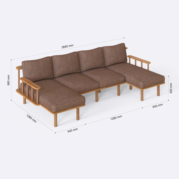 Lore U Shaped Sofa