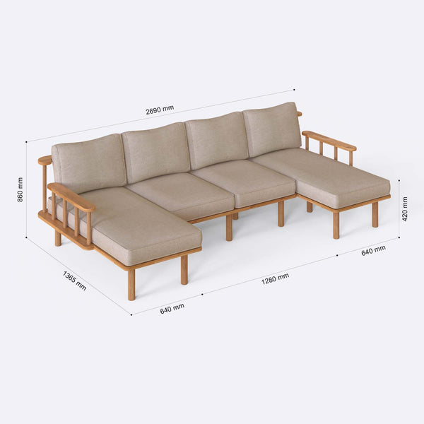 Lore U Shaped Sofa