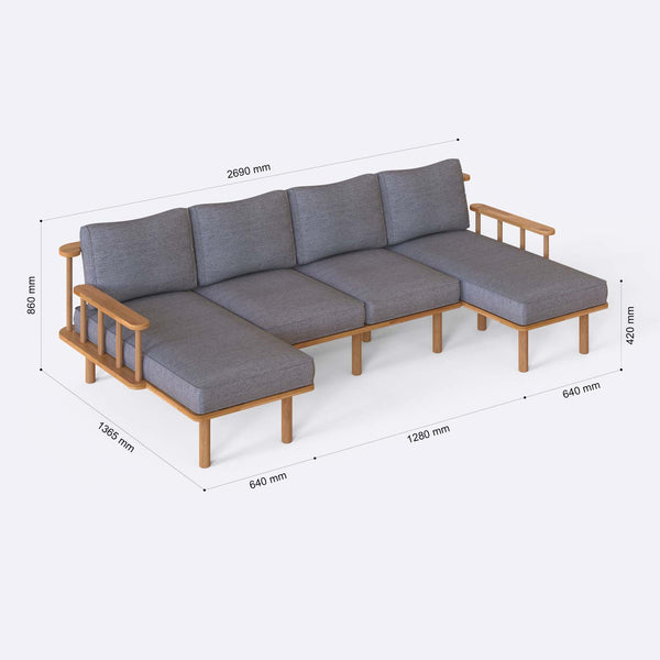 Lore U Shaped Sofa