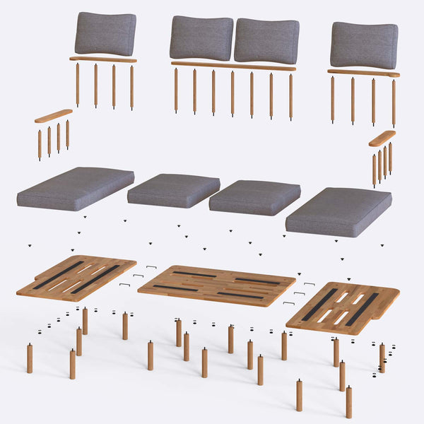Lore U Shaped Sofa