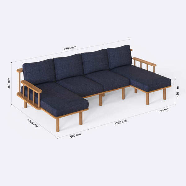 Lore U Shaped Sofa