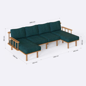 Lore U Shaped Sofa