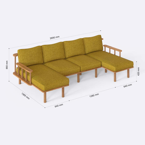 Lore U Shaped Sofa