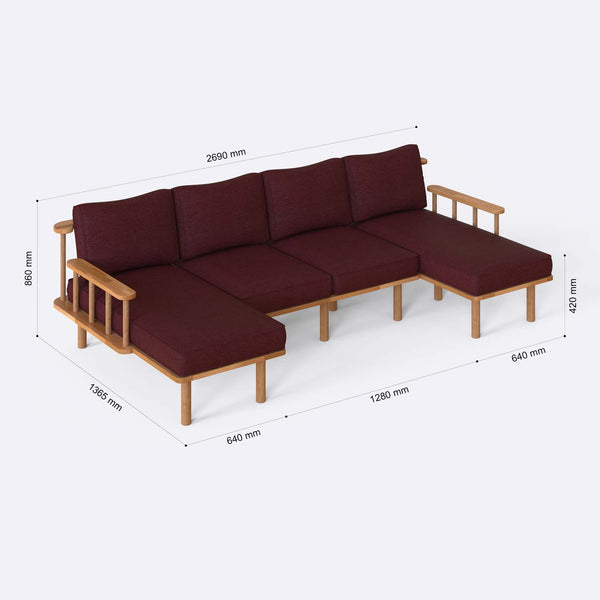 Lore U Shaped Sofa