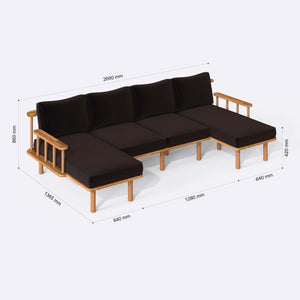 Lore U Shaped Sofa