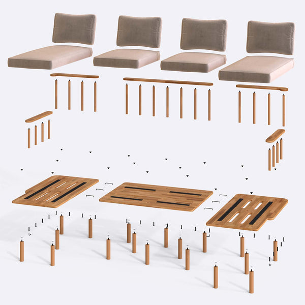 Lore U Shaped Sofa
