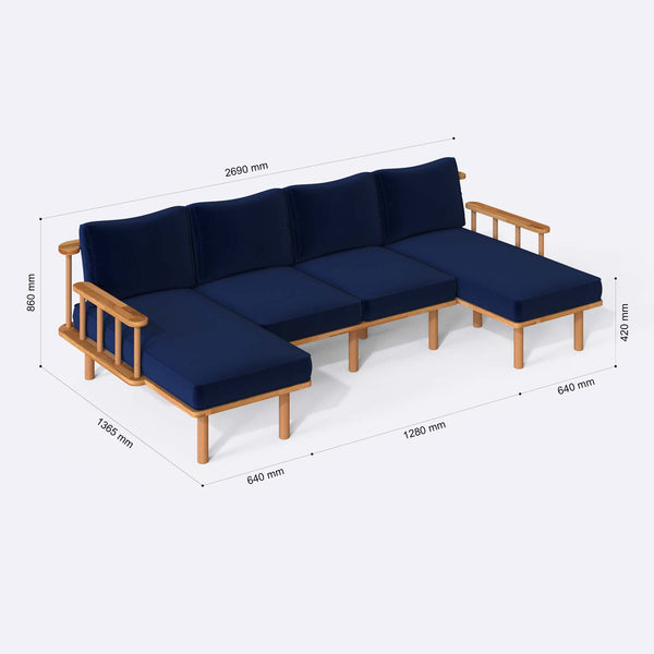 Lore U Shaped Sofa