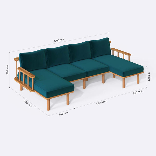 Lore U Shaped Sofa
