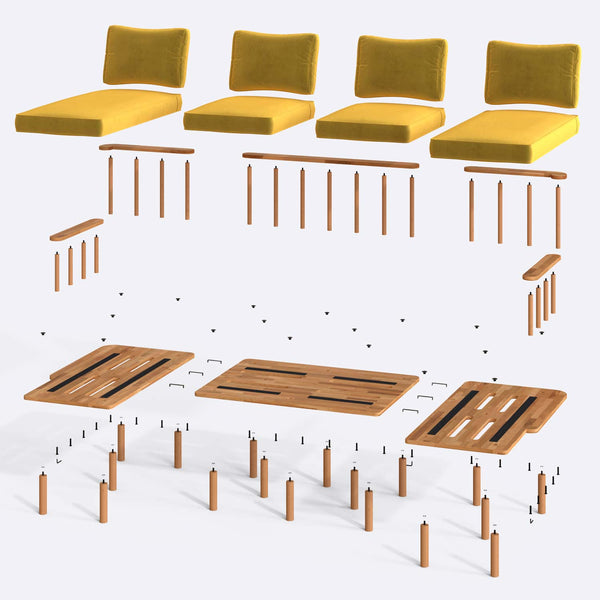 Lore U Shaped Sofa