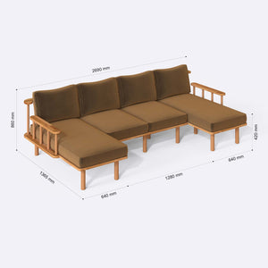 Lore U Shaped Sofa
