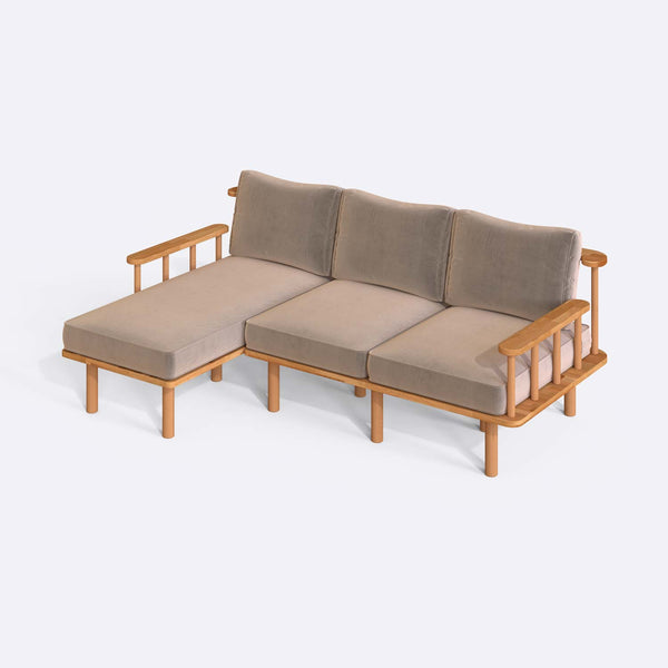 Lore Two Seat with Right Chaise