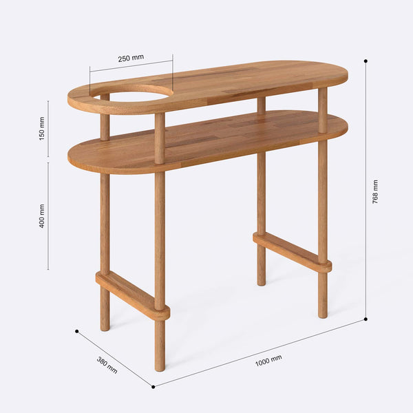 Fedy Console Table – 39" x 15" (100 x 38 cm)