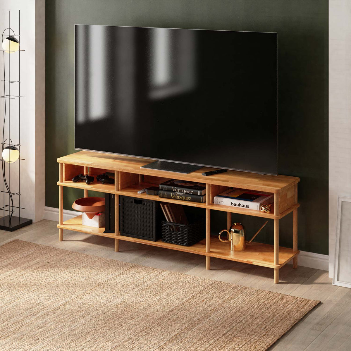 Lunt Tv Stands — a solid beech piece from the collection