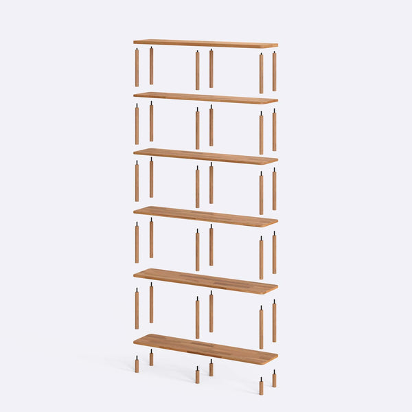 Regmar 6 Bookcase – 47" x 11" (120 x 28 cm)