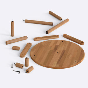 Lat Dining Table – 31" x 31" (78 x 78 cm)