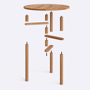 Lat Dining Table – 31" x 31" (78 x 78 cm)