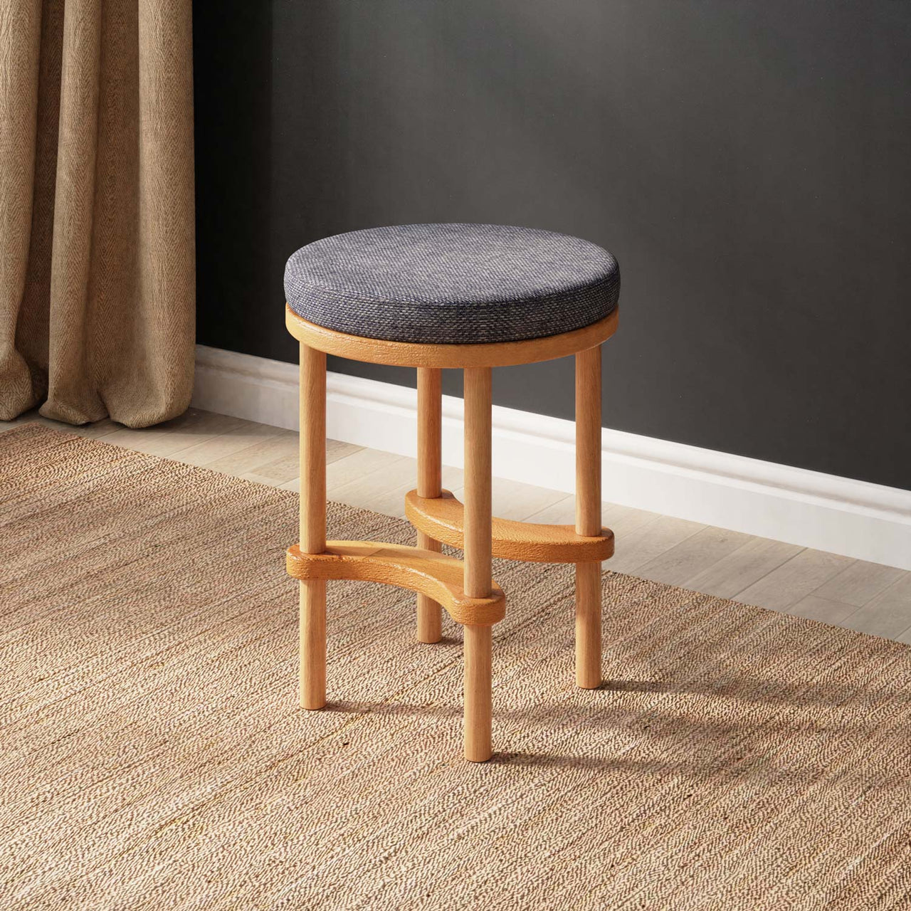 Fei Stools — a solid beech piece from the collection