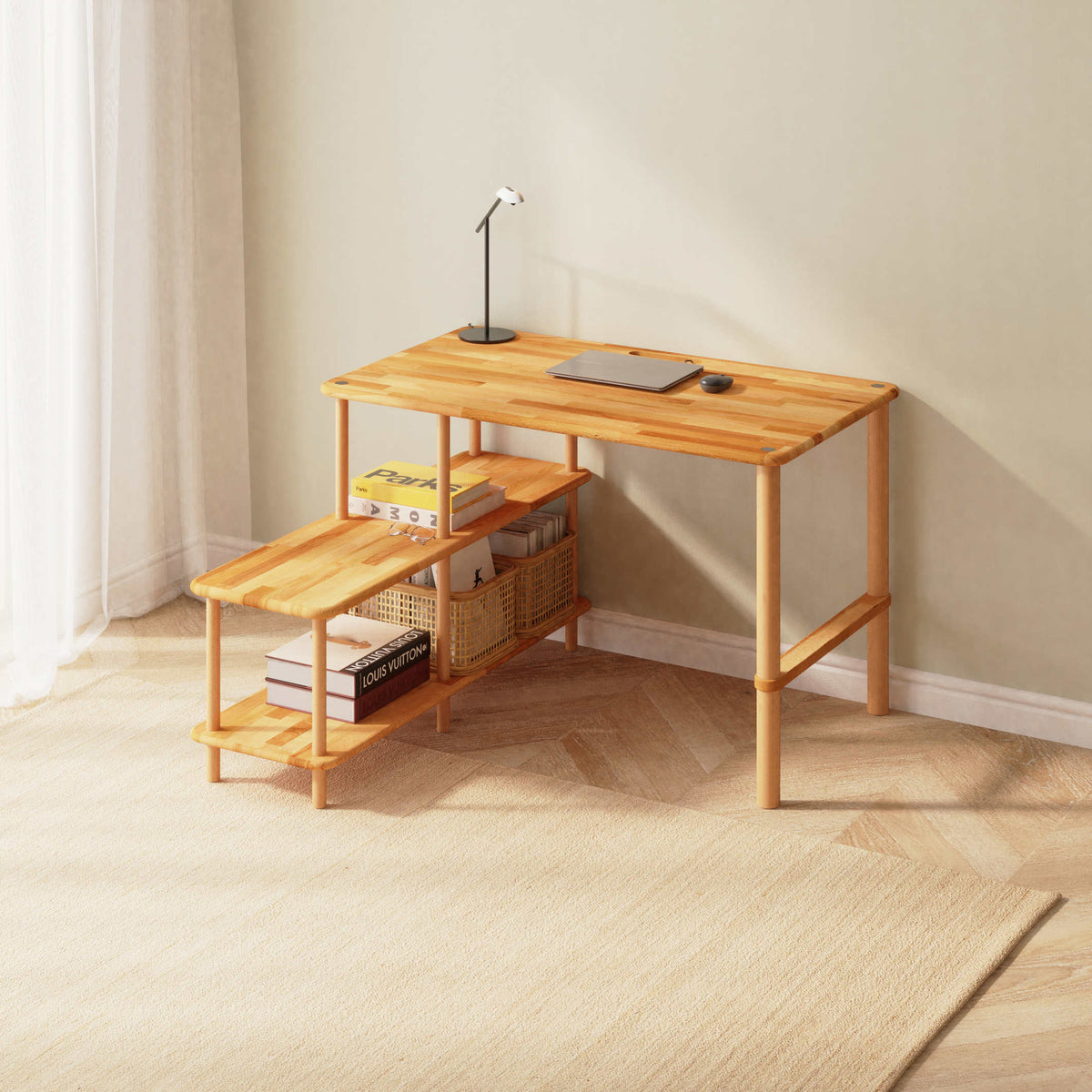 Helra Desks — a solid beech piece from the collection