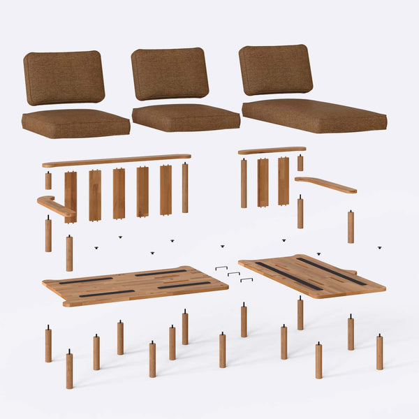 Bral Two Seat with Left Chaise