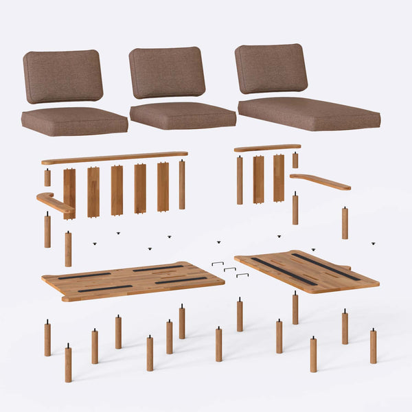 Bral Two Seat with Left Chaise