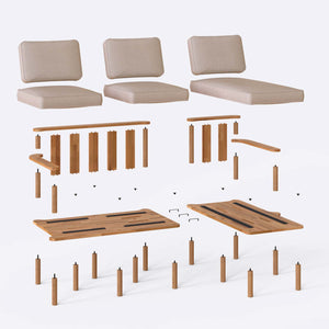 Bral Two Seat with Left Chaise
