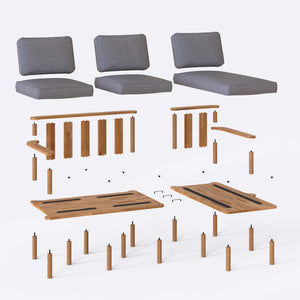 Bral Two Seat with Left Chaise