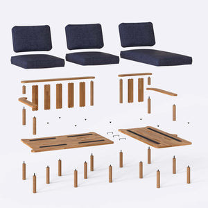 Bral Two Seat with Left Chaise